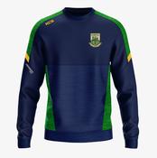 Clonkill Hurling Club KCS Helios Crew Neck Top - Navy / Green / Gold image