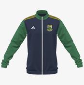 Clonkill Hurling Club Adidas Club Anthem Zip - Navy / Green / Gold