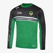 Clonmore Harps KCS Cortez Crew Neck Top - Green / Black / White image