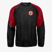 Streete Warriors Basketball KCS Focus Windcheater - Black / Red
