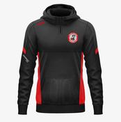 Streete Warriors Basketball KCS Helios Half Zip Hoodie - Black / Red