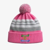 Cromane GAA KCS Champion Beanie - Pink / Light Grey / White image