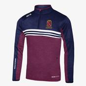 Cullion Camogie Club KCS Cortez Quarter Zip Top - Navy / Maroon / White image
