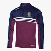 Broadford Hurling Club KCS Cortez Quarter Zip Top - Navy / Maroon / White