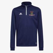 Daingean GAA Adidas Entrada Half Zip Training Top - Navy / White image