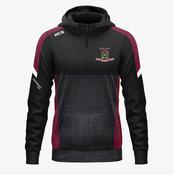 Daingean GAA KCS Helios Half Zip Hoodie - Black / Maroon / White image