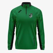 Dunmanway Town FC KCS Viva Half Zip Top - Green / Black image