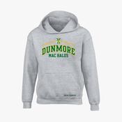 Dunmore MacHales KCS Kids Classic Hoodie - Sports Grey