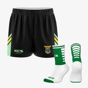 Finuge GAA Black / Mint / Yellow Training Shorts &amp; Socks image