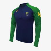 Loughnavalley Ladies KCS Soul Quarter Zip Top - Navy / Green image
