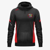 Glenbeigh Glencar GAA KCS Helios Half Zip Hoodie - Black / Red image