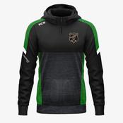 Glenthorn Celtic FC KCS Helios Half Zip Hoodie - Black / Green / White