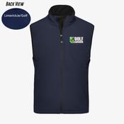 Golf Limerick Men's Softshell Vest - Navy image