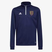 Grattan Óg GAA Longford Adidas Entrada Half Zip Training Top - Navy / White image