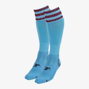 Holy Family Girls Secondary School Newbridge KCS Precision 3 Stripe Sock - Sky / Maroon image