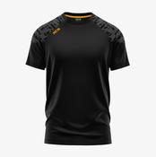 KCS Apollo Tee - Black / Graphite / Gold