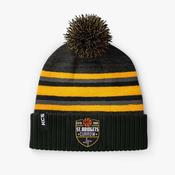 St. Bridget's Currow Basketball Club KCS Stadium Beanie - Black / Dark Grey / Gold