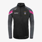 Westmeath Ladies Club KCS Zola Quarter Zip Top - Black / Graphite / Pink image