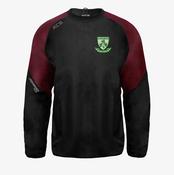 Kilbeggan Shamrocks GAA KCS Focus Windcheater - Black / Maroon