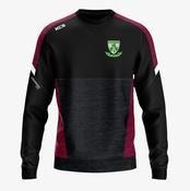 Kilbeggan Shamrocks GAA KCS Helios Crew Neck Top - Black / Maroon / White image