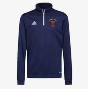 Kilcavan GAA Adidas Entrada Half Zip Training Top - Navy / White image