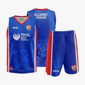 Killarney Cougars Basketball Away Basketball Kit