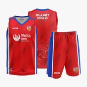 Killarney Cougars Basketball Home Basketball Kit