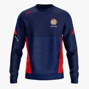 New York GAA KCS Helios Crew Neck Top - Navy / Red image