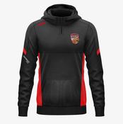Killarney Cougars Basketball KCS Helios Half Zip Hoodie - Black / Red