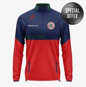 Killyon Hurling Club KCS Quarter Zip Top - Red / Navy / Green image