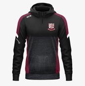 Liscannor GAA KCS Helios Half Zip Hoodie - Black / Maroon / White image