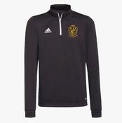 Listowel Emmets Adidas Entrada Half Zip Training Top - Black / White image