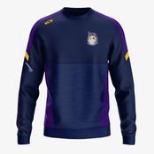 Wexford Triathlon Club KCS Helios Crew Neck Top - Navy / Purple / Gold image