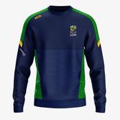 Loughnavalley Ladies KCS Helios Crew Neck Top - Navy / Green / Gold image