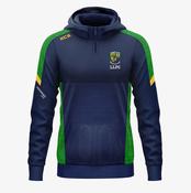 Loughnavalley Ladies KCS Helios Half Zip Hoodie - Navy / Green / Gold