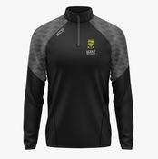 The Downs Ladies KCS Luna Quarter Zip Top - Black / Graphite image