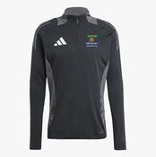 Cromane GAA Adidas 24 Tiro Competition Half Zip - Black / Grey