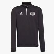 Milltownpass GAA Adidas Entrada Half Zip Training Top - Black / White image