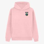 Moate ALL Whites GAA KCS Apollo Relaxed Fit Hoodie - Baby Pink