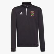 Mullagh GAA Adidas Entrada Half Zip Training Top - Black / White image