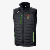 Mullagh GAA KCS Compass GIlet - Black / Lime