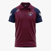Mullingar Cricket Club KCS Soul Polo Shirt - Maroon / Navy image
