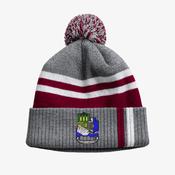 Mullingar Community College KCS Champion Beanie - Dark Grey / Maroon / White image