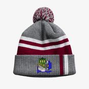 Mullingar Community College KCS Champion Beanie - Dark Grey / Maroon / White image