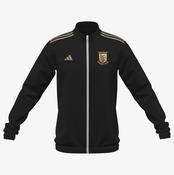 Mullingar Hockey Club Adidas Club Anthem Zip - Black / Gold