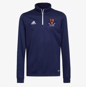 Multyfarnham GAA Adidas Entrada Half Zip Training Top - Navy / White image