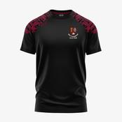 Multyfarnham GAA KCS Apollo Tee - Black / Maroon