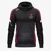 Multyfarnham GAA KCS Helios Half Zip Hoodie - Black / Maroon / White image