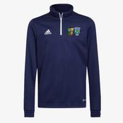 Munterconnaught/Mountnugent Ladies GFC Adidas Entrada Half Zip Training Top - Navy / White image