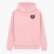 Naomh Mhuire AC Daingean KCS Apollo Relaxed Fit Hoodie - Baby Pink